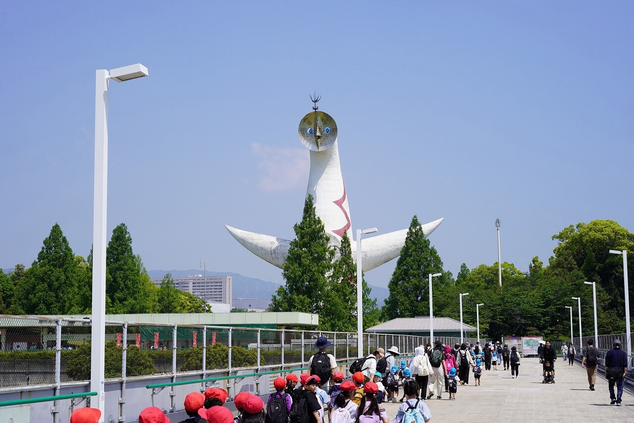 大阪・京都旅行②万博記念公園にある太陽の塔、大阪日本民芸館、国立