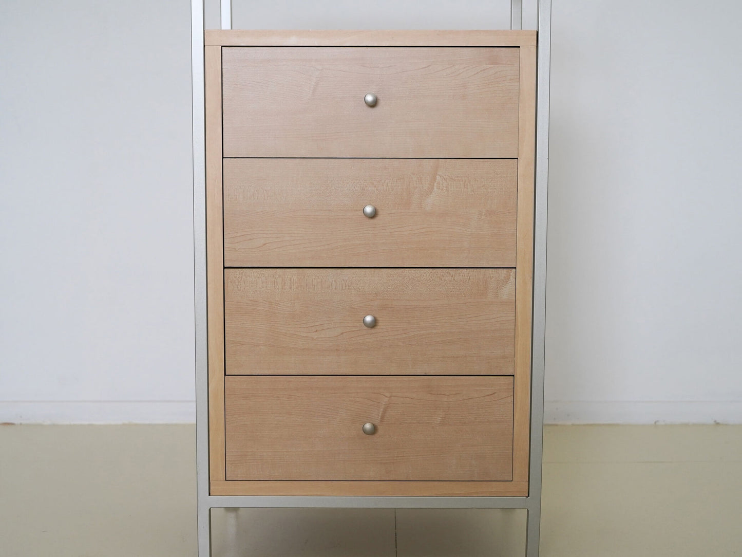 ガラスキャビネット チェスト シェルフ ナチュラル / Glass Cabinet Shelf
