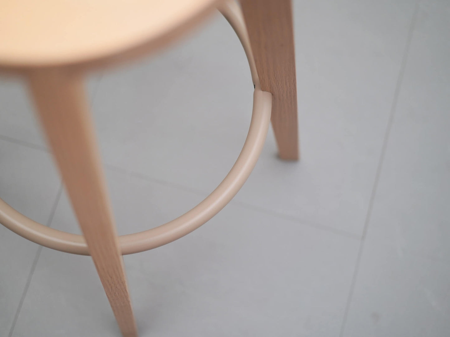 ダブテイル バースツール オーク ホワイト アリアケ スタファン・ホルム / Dovetail Bar Stool Oak White ARIAKE Staffan Holm 在庫6→4