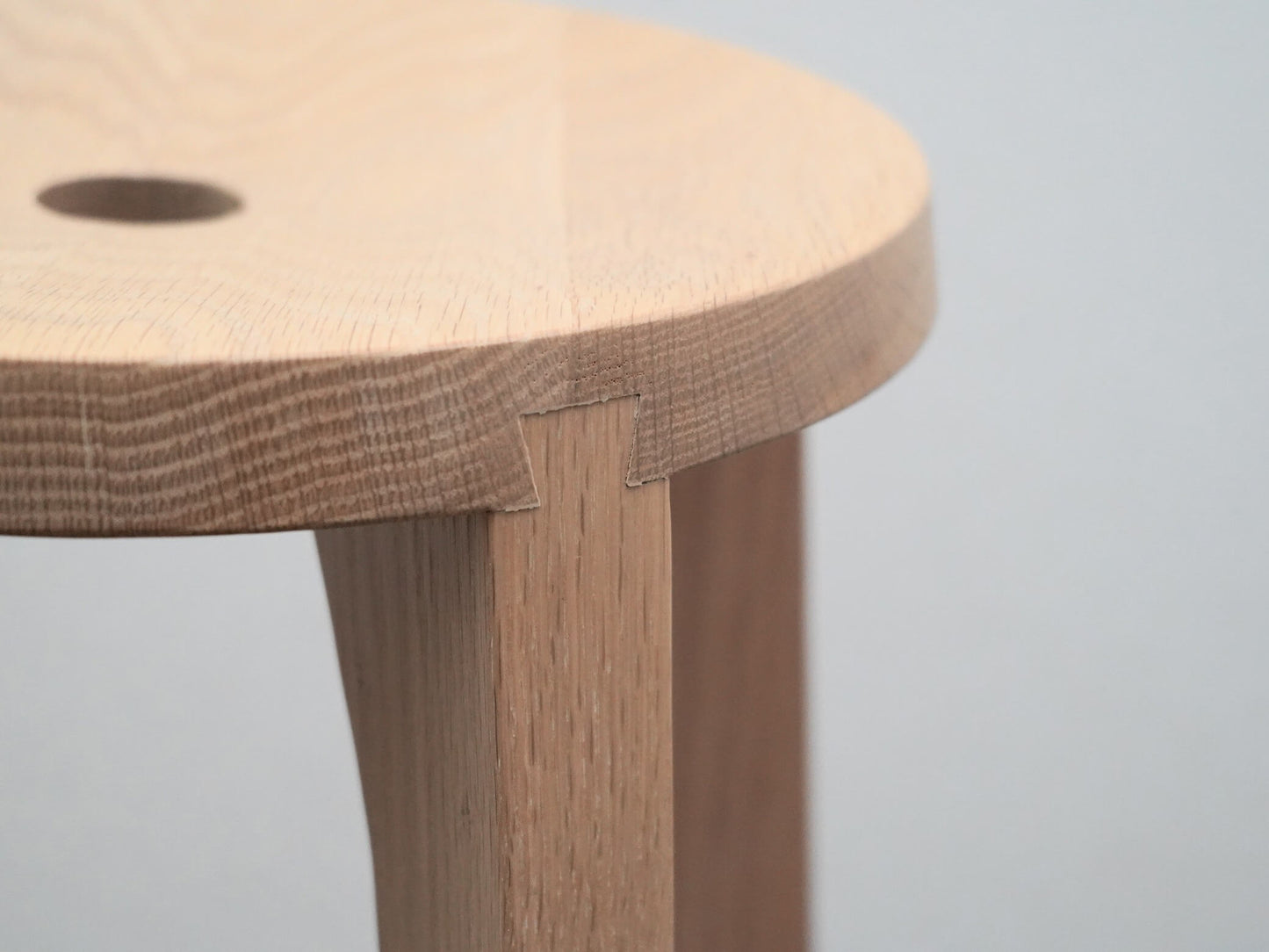 ダブテイル バースツール オーク ホワイト アリアケ スタファン・ホルム / Dovetail Bar Stool Oak White ARIAKE Staffan Holm 在庫6→4
