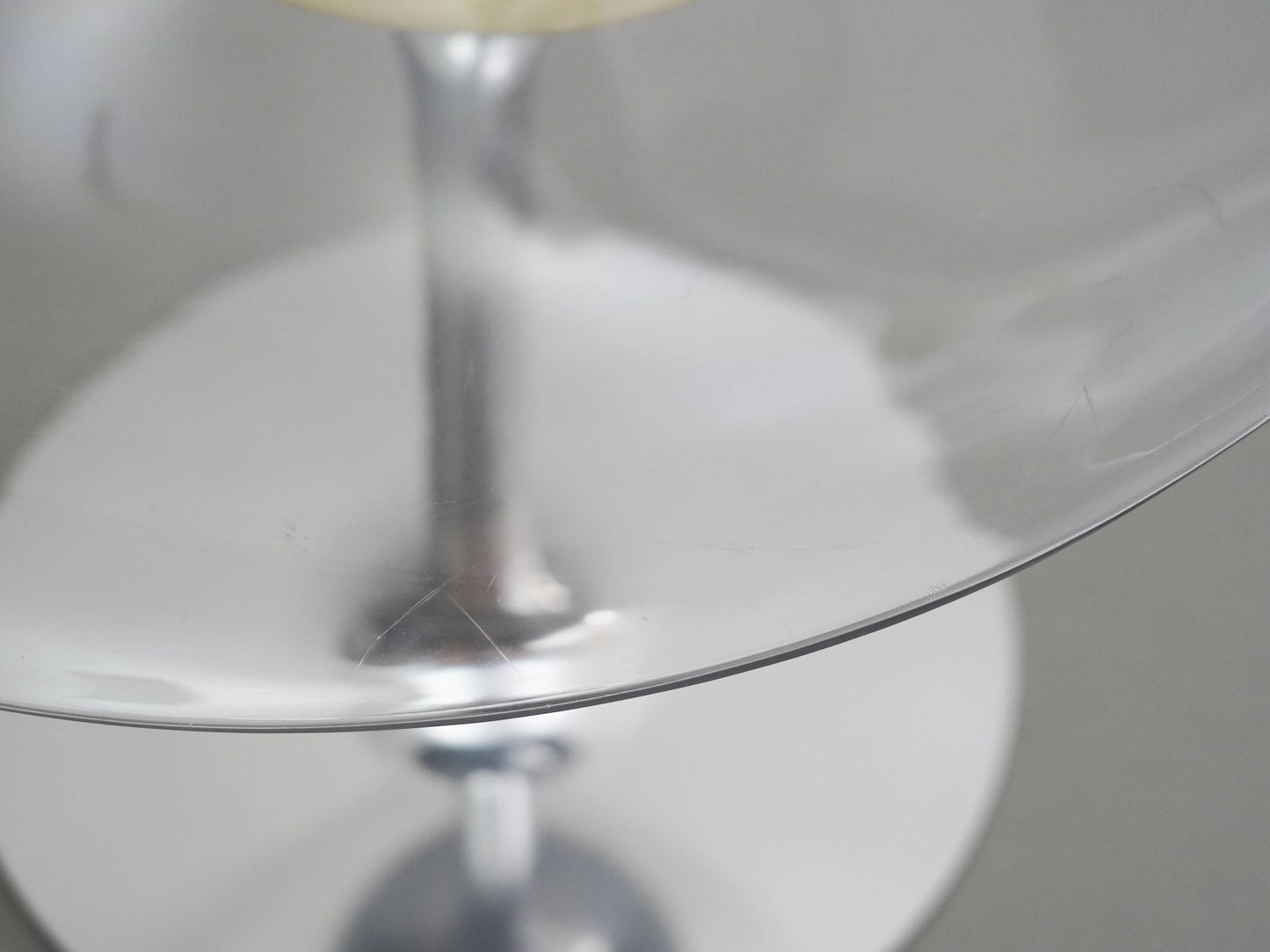 エロエス 1本脚 回転式 クリスタル カルテル フィリップ・スタルク クリア / ERO S Crystal Kartell Philippe Starck 在庫3→2