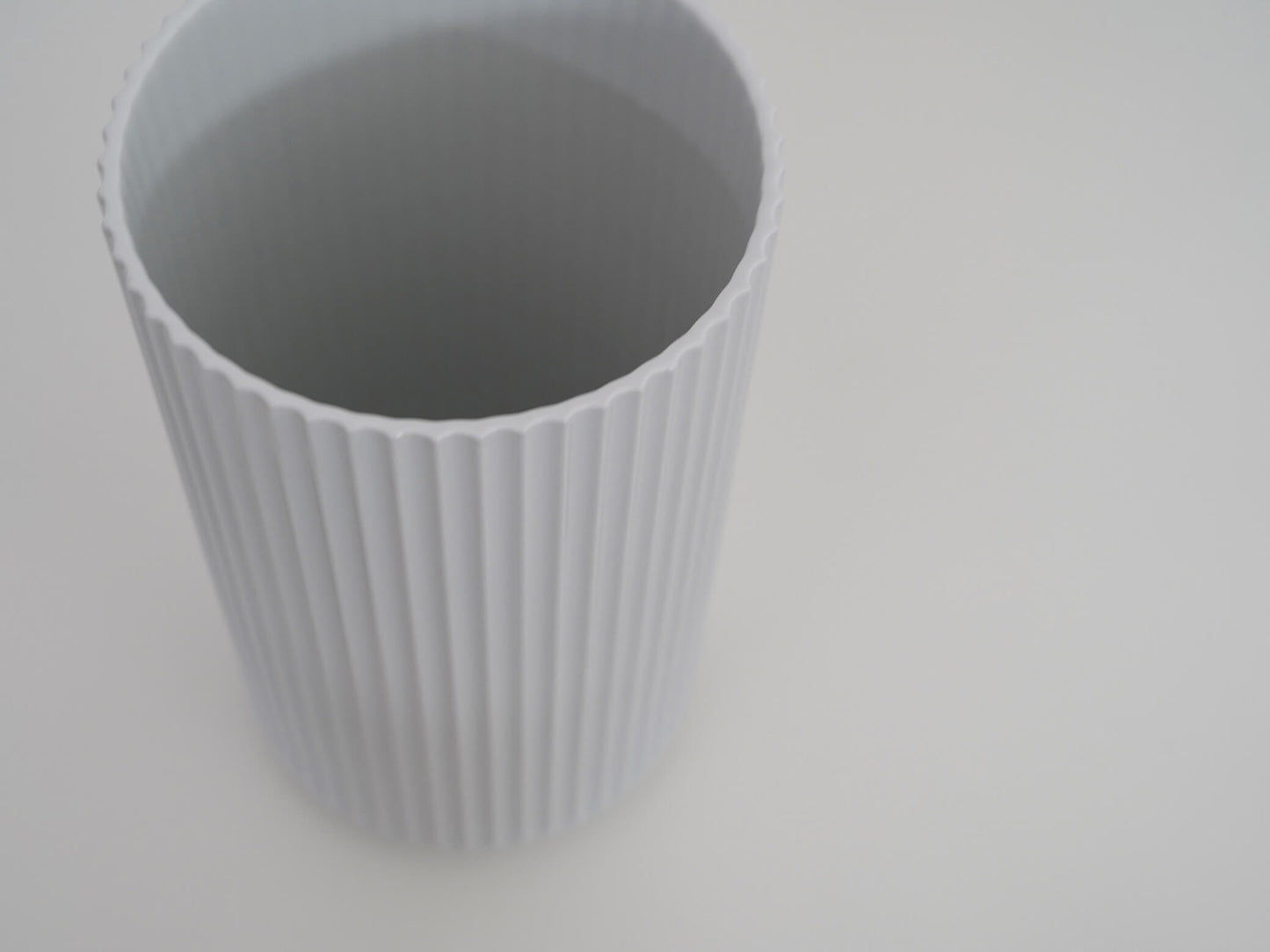 リュンビュー ポーセリン ベース H31cm ホワイト デンマーク 北欧 / LYNGBY PORCELÆN Vase White 在庫29→25