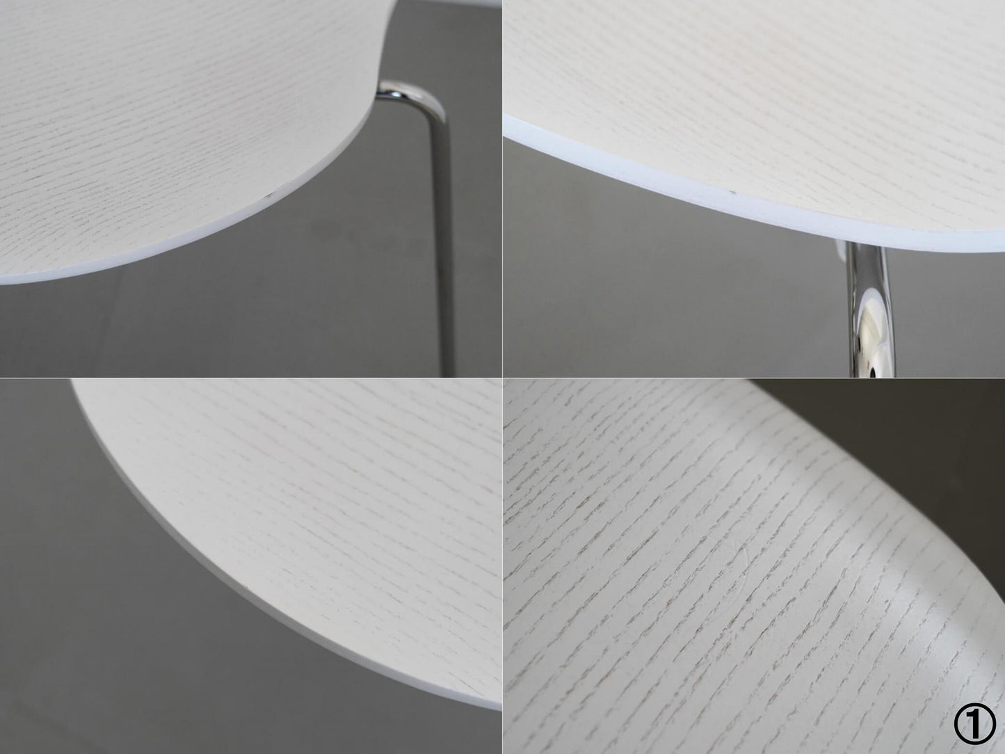 セブンチェア ホワイト カラードアッシュ フリッツ・ハンセン アルネ・ヤコブセン / Seven Chair White Fritz Hansen Arne Jacobsen 在庫4→3