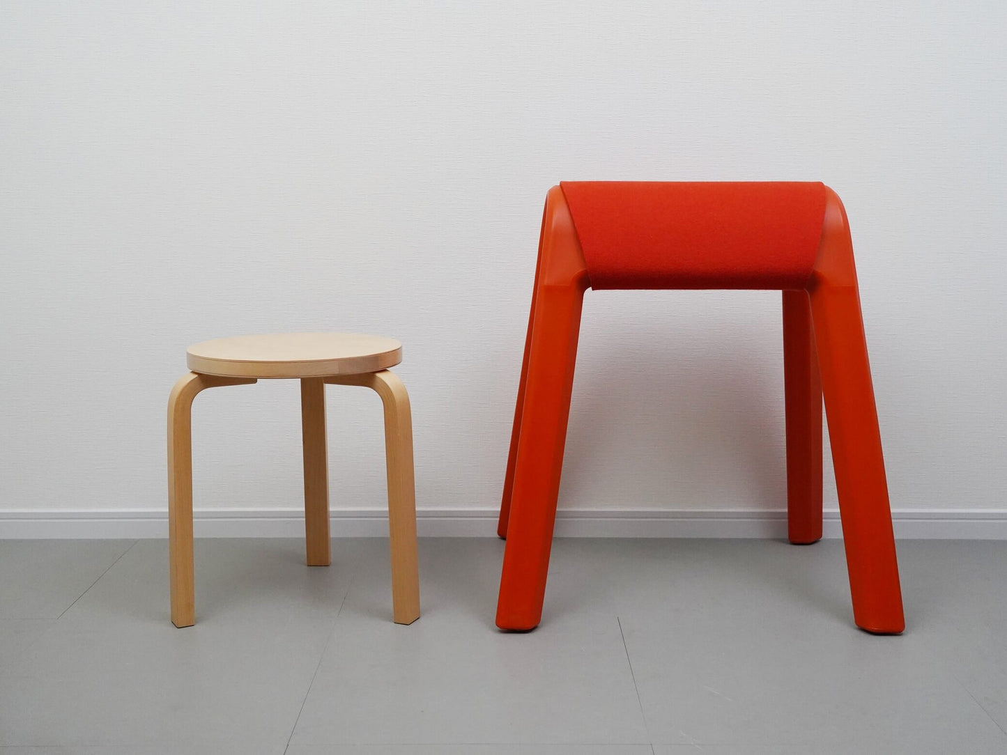 シッツボック スツール ウィルクハーン オレンジレッド / 204 range Sitzbock Wilkhahn RSW design studio 在庫2