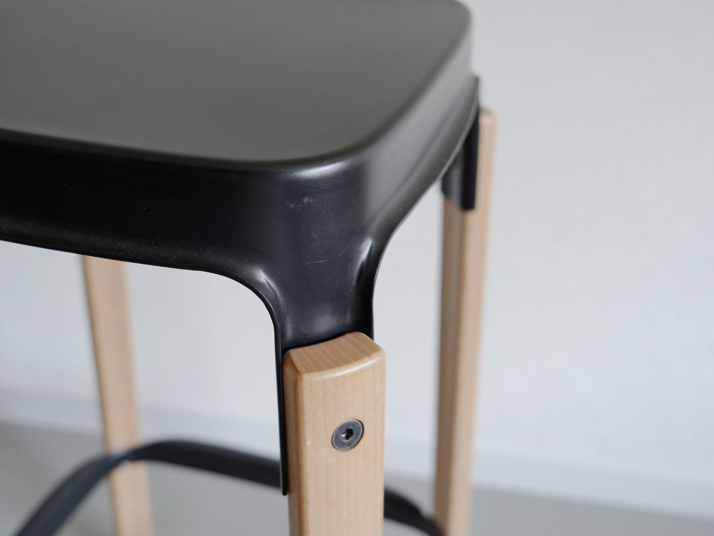 スティールウッド ハイスツール ブルレック ビーチ×ブラック ロナン&エルワン・ブルレック マジス / Steelwood Stool Ronan & Erwan Bouroullec MAGIS