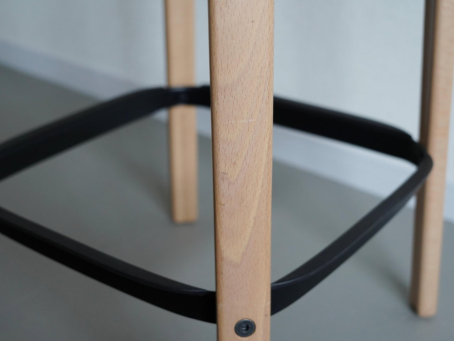 スティールウッド ハイスツール ブルレック ビーチ×ブラック ロナン&エルワン・ブルレック マジス / Steelwood Stool Ronan & Erwan Bouroullec MAGIS