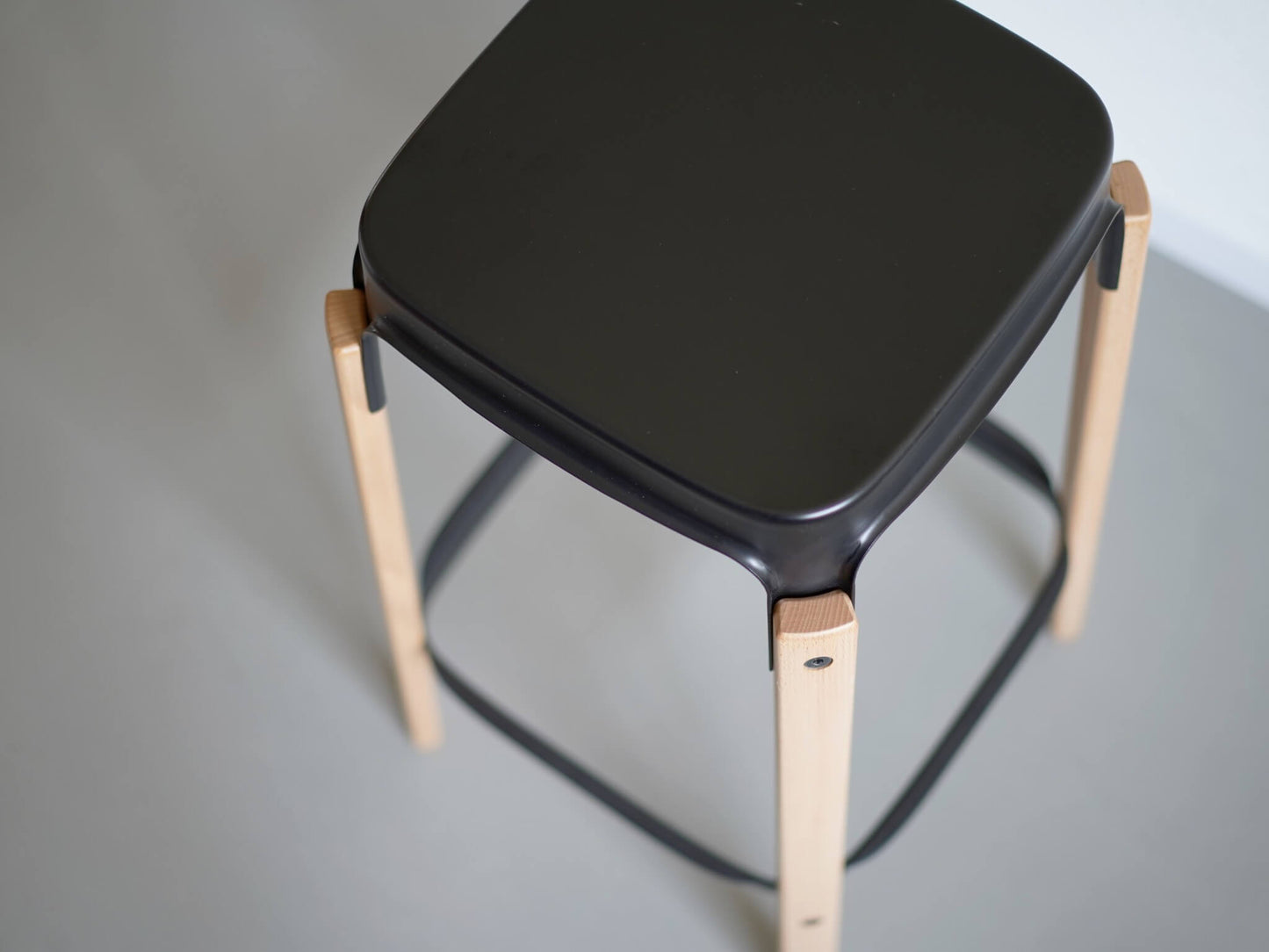 スティールウッド ハイスツール ブルレック ビーチ×ブラック ロナン&エルワン・ブルレック マジス / Steelwood Stool Ronan & Erwan Bouroullec MAGIS