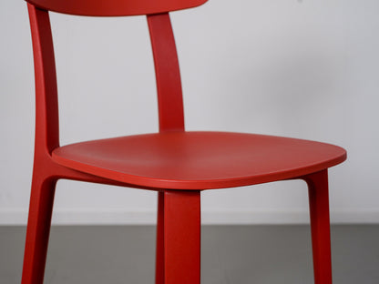 Jasper Morrison ジャスパー・モリソン All Plastic Chair オールプラスチックチェア / Vitra ヴィトラ レッド