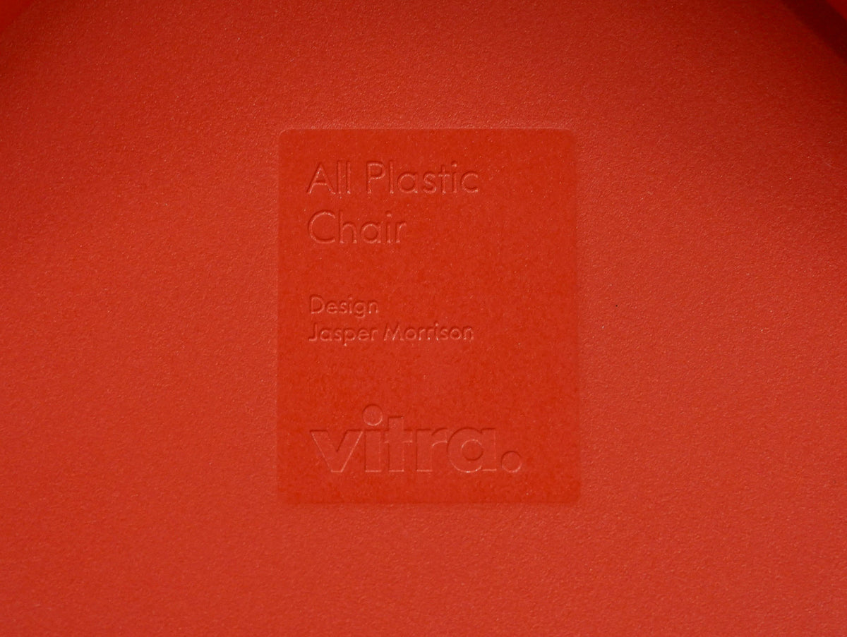 Jasper Morrison ジャスパー・モリソン All Plastic Chair オールプラスチックチェア / Vitra ヴィトラ レッド