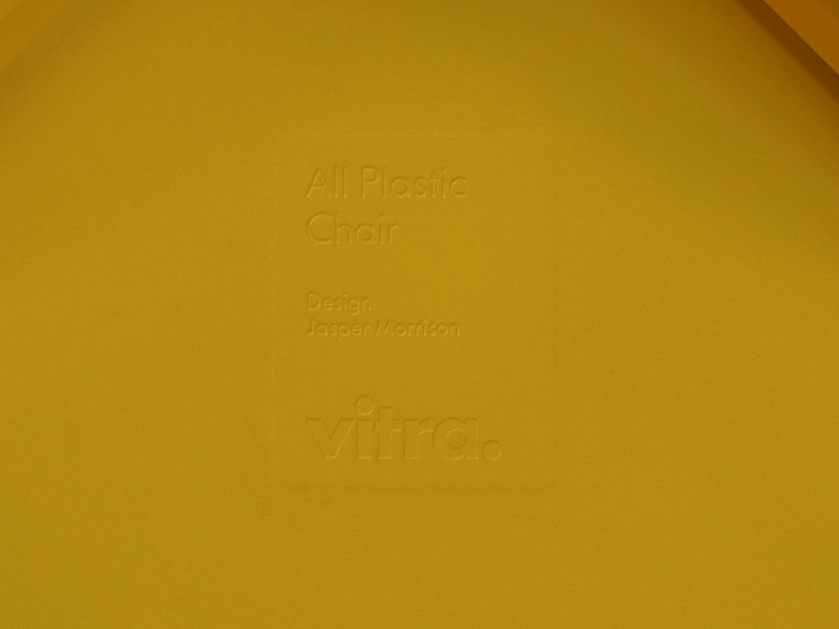 Jasper Morrison ジャスパー・モリソン All Plastic Chair オールプラスチックチェア / Vitra ヴィトラ イエロー