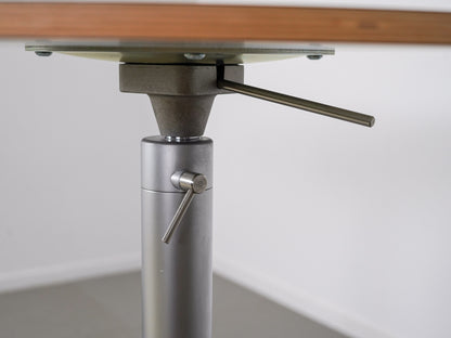 ブリオ モバイル ラウンドテーブル 昇降式 ホワイト / BRIO Mobile Adjustable Table Round