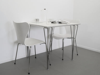 Bテーブル スクエア W80cm H72cm フリッツ・ハンセン アルネ・ヤコブセン ブルーノ・マットソン ピート・ハイン / B Table Square Fritz Hansen Arne Jaconsen Bruno Mathsson Piet Hein