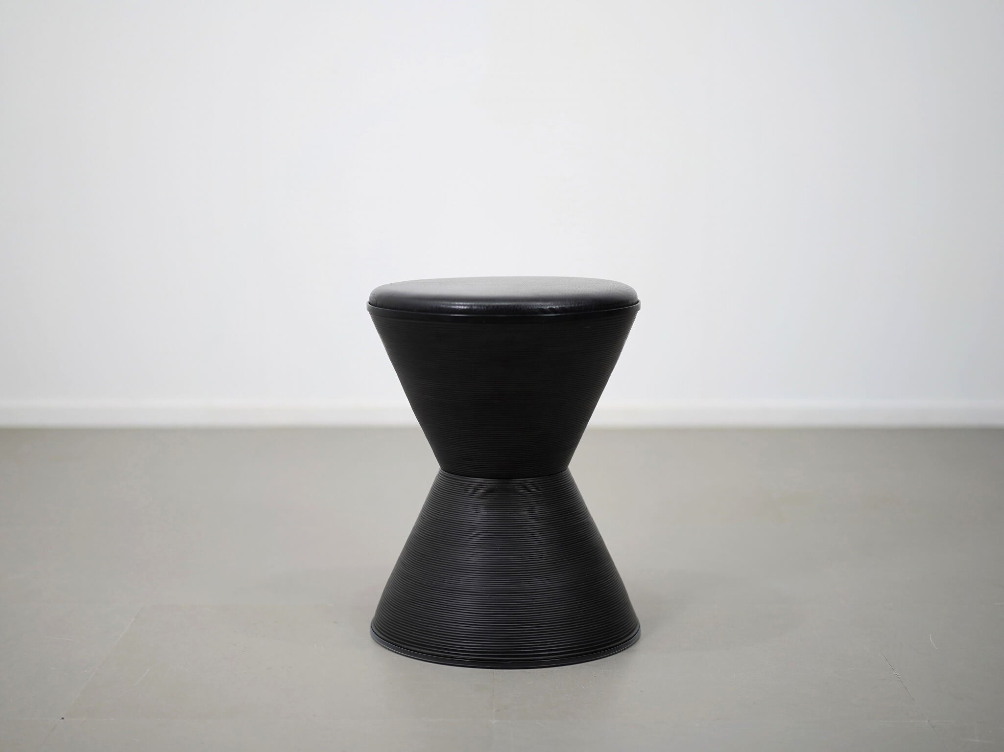 ブナコ スツール ブラック 黒 レザー中古 ユーズド / BUNACO STOOL