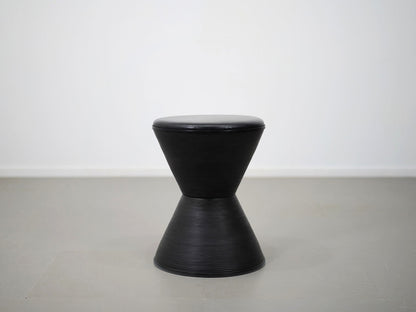 ブナコ スツール ブラック レザー / BUNACO STOOL Black Leather