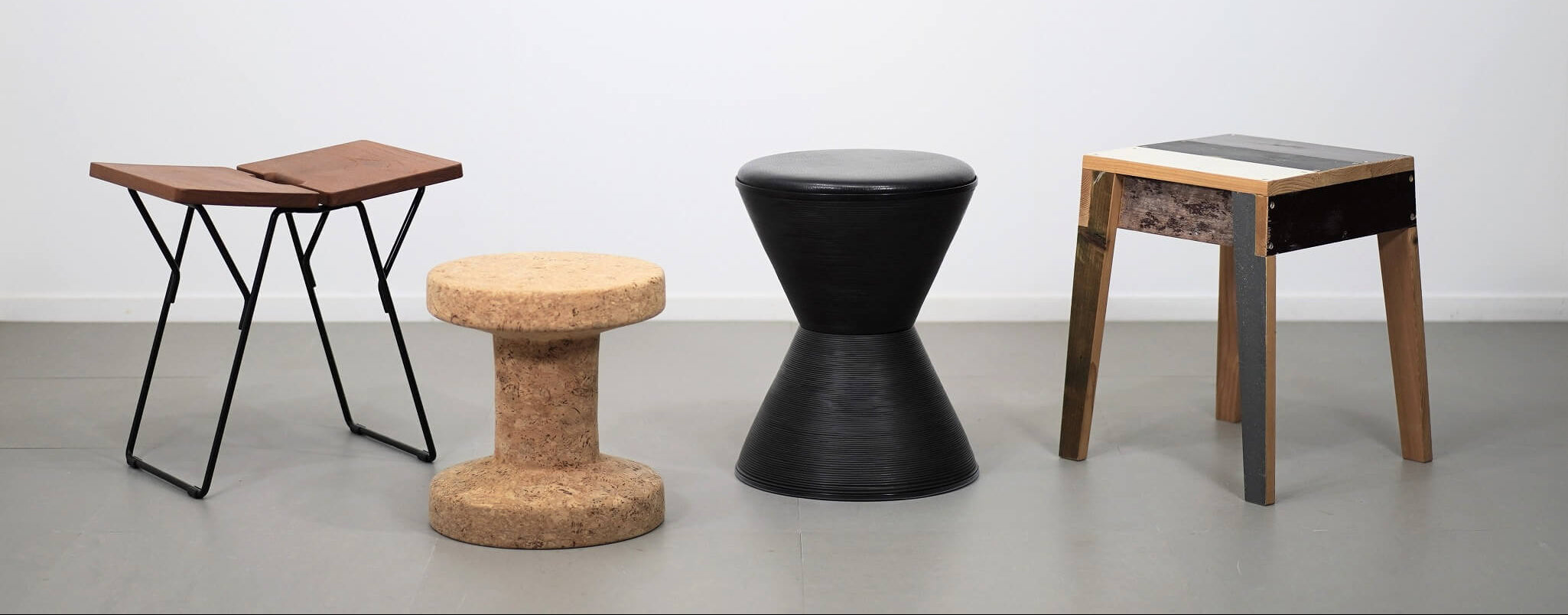 ブナコ スツール ブラック 黒 レザー中古 ユーズド / BUNACO STOOL