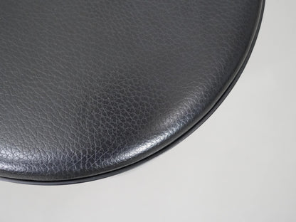 ブナコ スツール ブラック レザー / BUNACO STOOL Black Leather