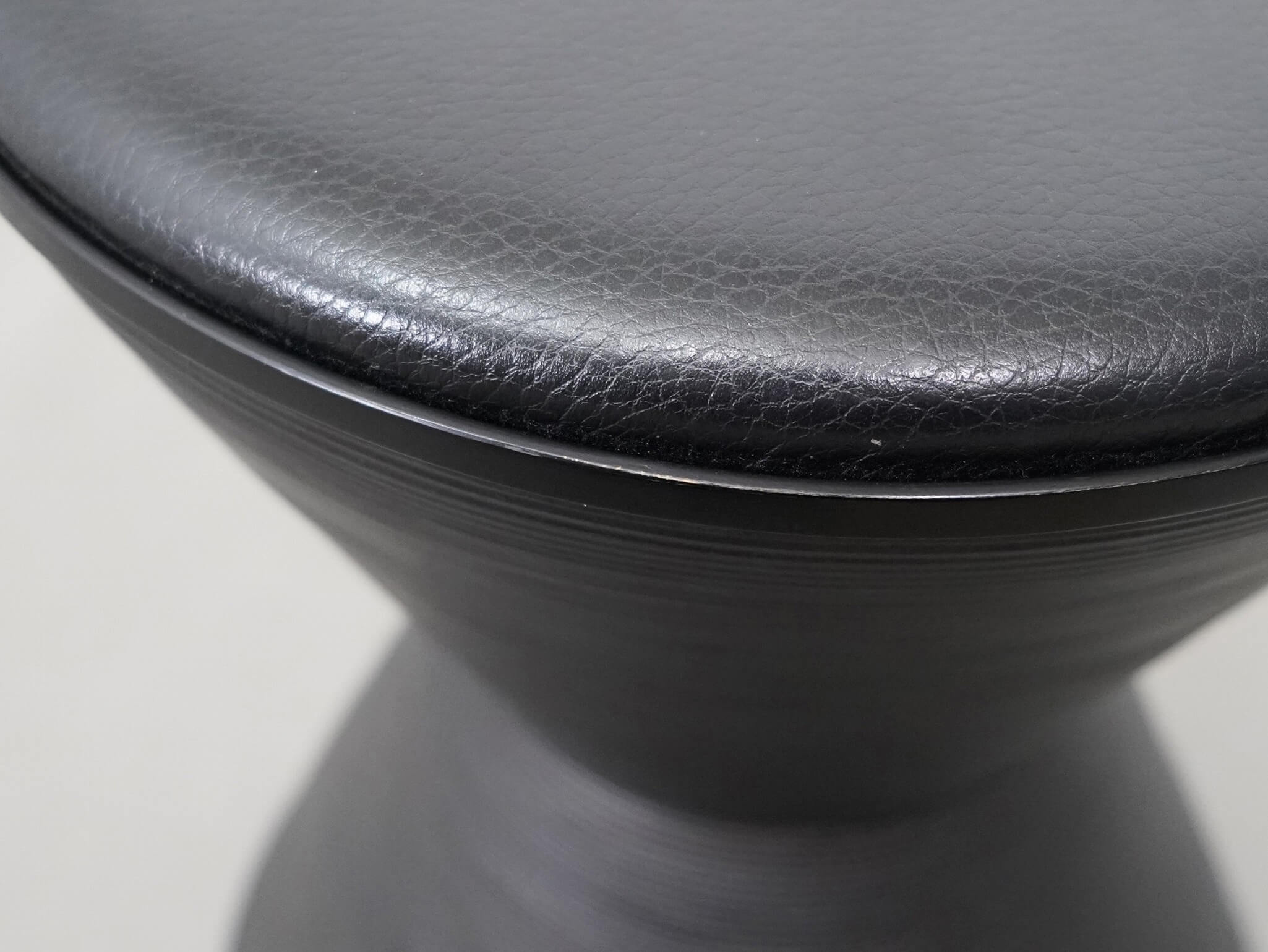 ブナコ スツール ブラック 黒 レザー中古 ユーズド / BUNACO STOOL