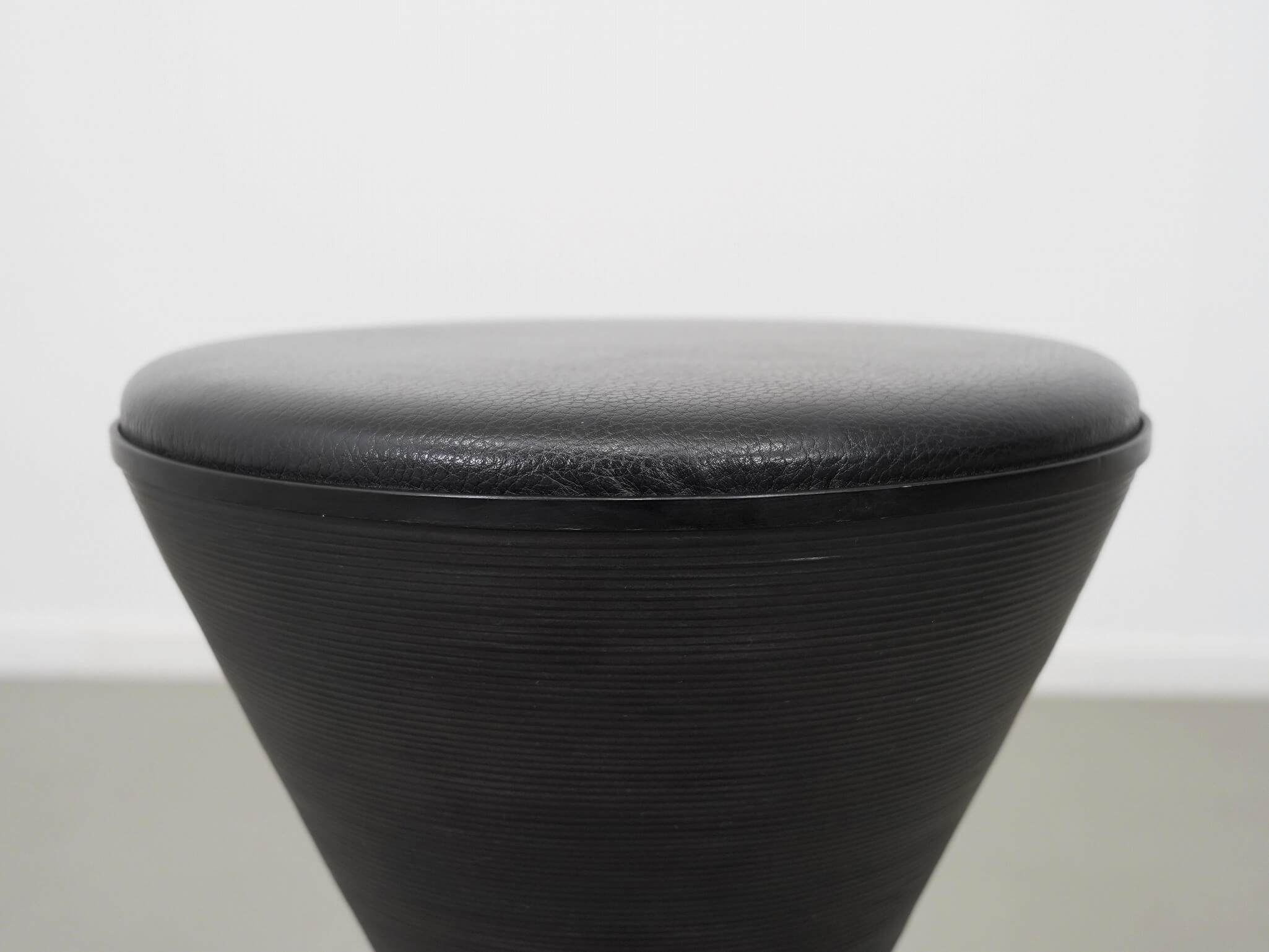 ブナコ スツール ブラック 黒 レザー中古 ユーズド / BUNACO STOOL