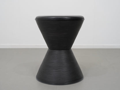 ブナコ スツール ブラック レザー / BUNACO STOOL Black Leather