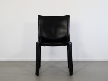 マリオ・ベリーニがデザインしたカッシーナの中古・ユーズドのキャブチェア412・ブラック