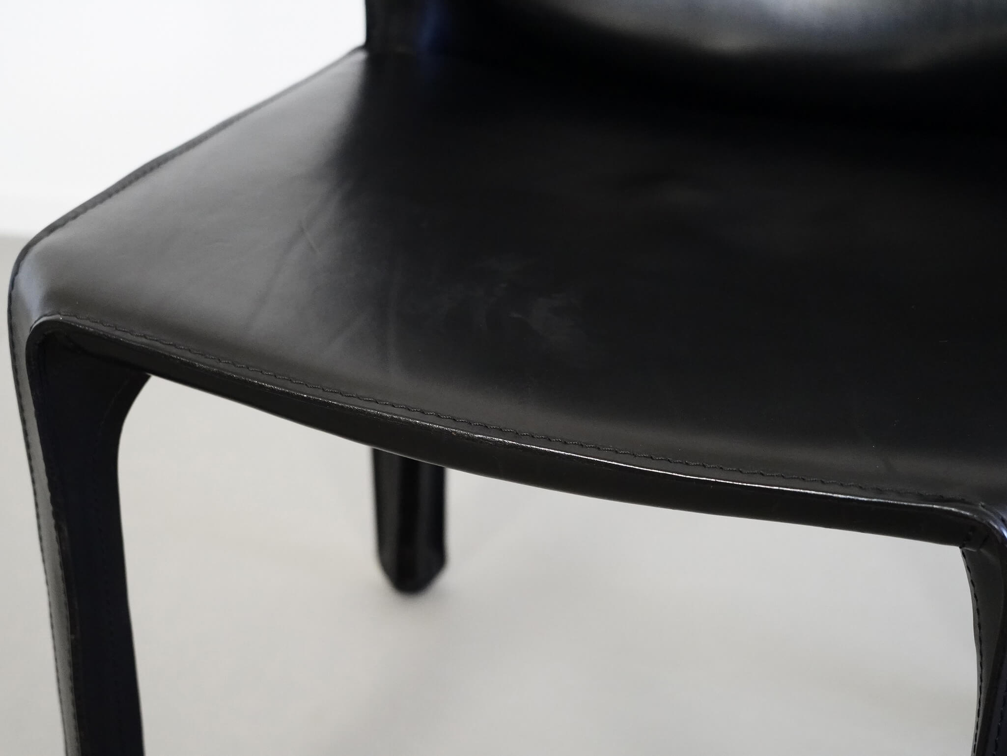 キャブチェア ② 412 ブラック カッシーナ マリオ・ベリーニ / 412 CAB