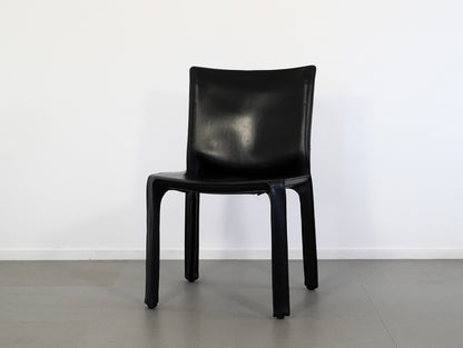 マリオ・ベリーニがデザインしたカッシーナの中古・ユーズドのキャブチェア412・ブラック