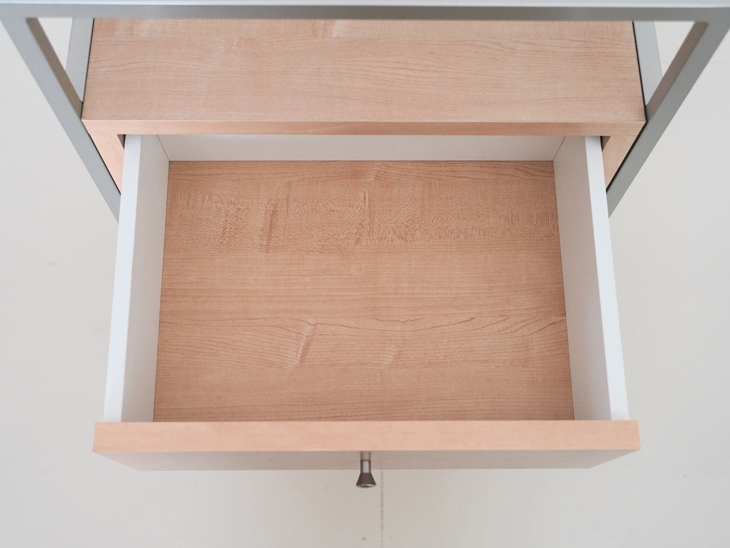 ガラスキャビネット チェスト シェルフ ナチュラル / Glass Cabinet Shelf