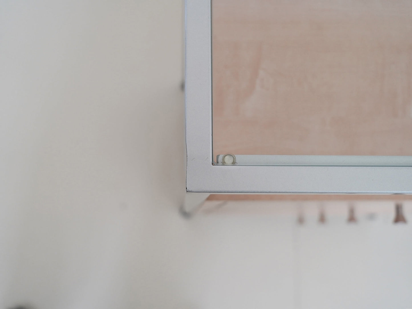 ガラスキャビネット チェスト シェルフ ナチュラル / Glass Cabinet Shelf
