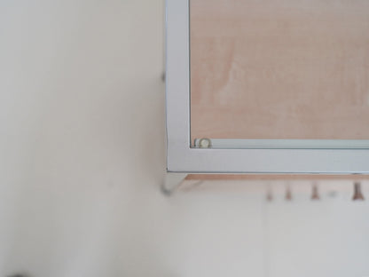 ガラスキャビネット チェスト シェルフ ナチュラル / Glass Cabinet Shelf