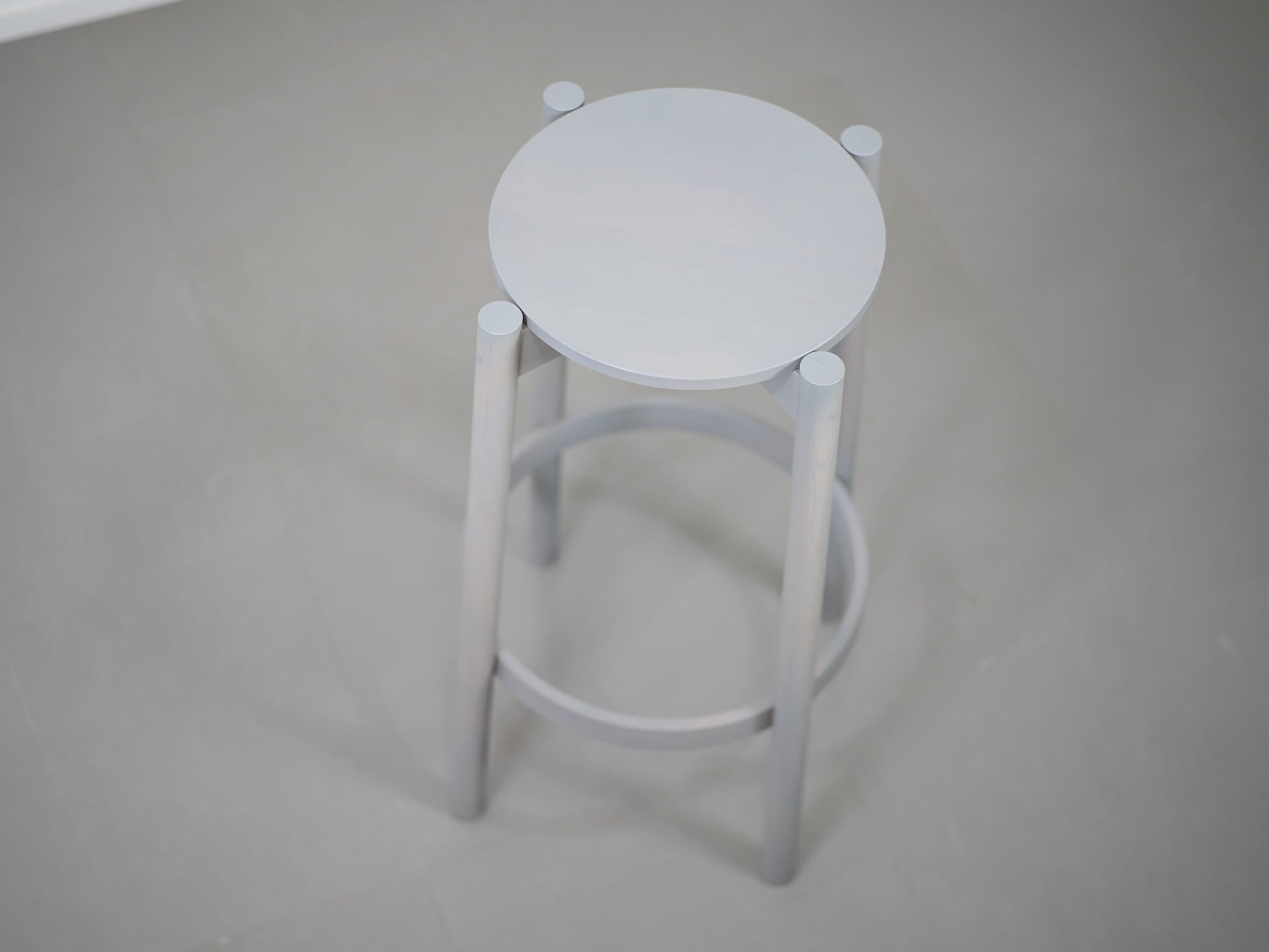 カリモクニュースタンダード キャストール バースツール ハイ グレイン