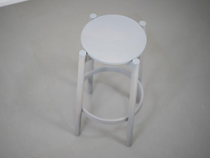 カリモクニュースタンダード キャストール バースツール ハイ グレイングレー ビッグゲーム / Karimoku New Standard Castor Barstool High Grain Gray BIG-GAME