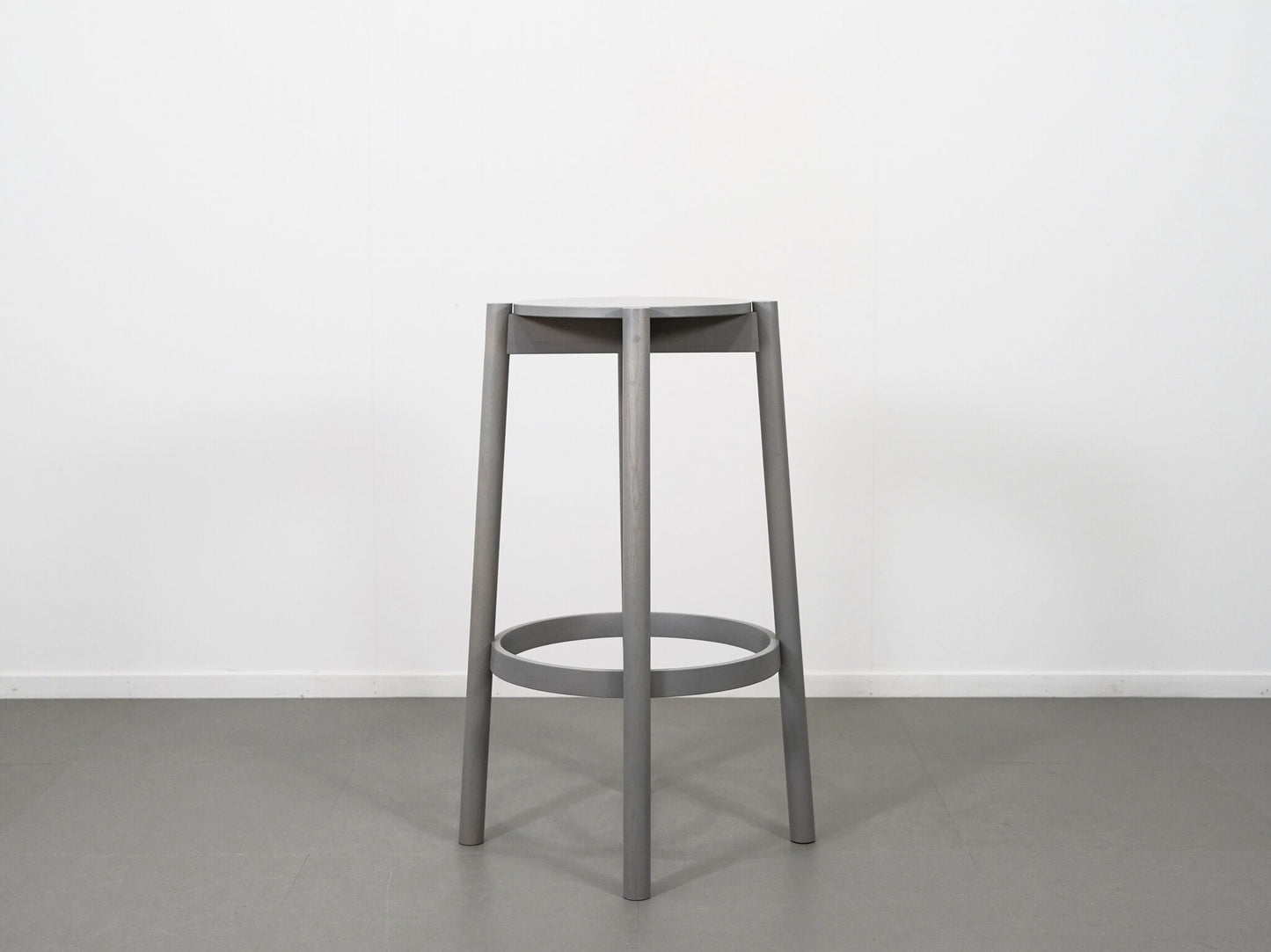 カリモクニュースタンダード キャストール バースツール ハイ グレイングレー ビッグゲーム / Karimoku New Standard Castor Barstool High Grain Gray BIG-GAME