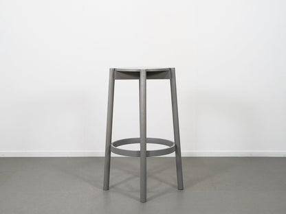 カリモクニュースタンダード キャストール バースツール ハイ グレイングレー ビッグゲーム / Karimoku New Standard Castor Barstool High Grain Gray BIG-GAME