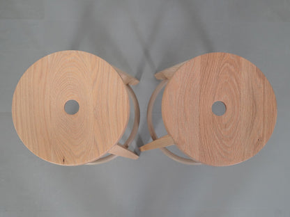 ダブテイル バースツール オーク ホワイト アリアケ スタファン・ホルム 平田椅子製作所 / Dovetail Bar Stool Oak White ARIAKE Staffan Holm 在庫2