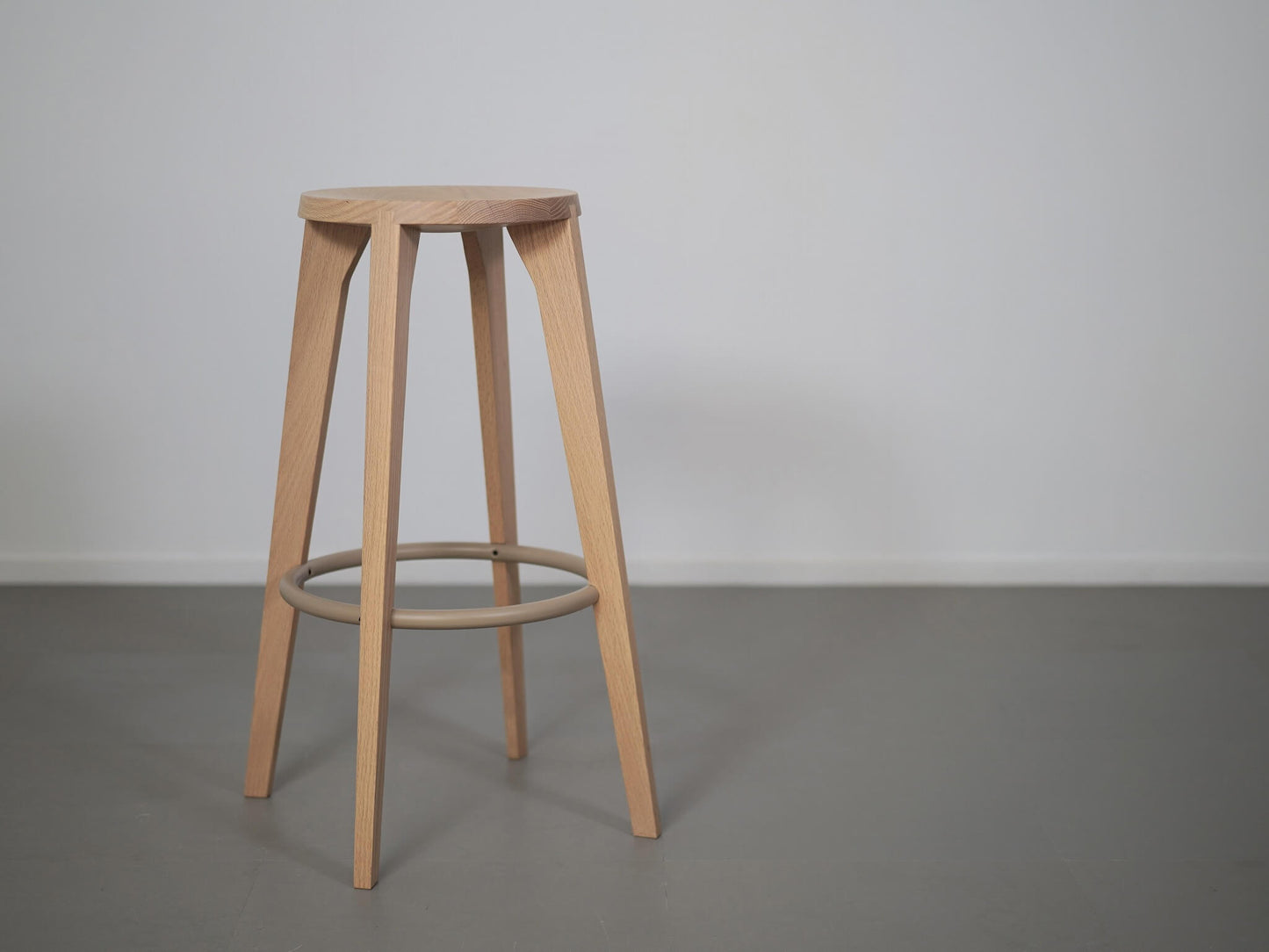 ダブテイル バースツール オーク ホワイト アリアケ スタファン・ホルム 平田椅子製作所 / Dovetail Bar Stool Oak White ARIAKE Staffan Holm 在庫2