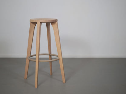 ダブテイル バースツール オーク ホワイト アリアケ スタファン・ホルム 平田椅子製作所 / Dovetail Bar Stool Oak White ARIAKE Staffan Holm 在庫2