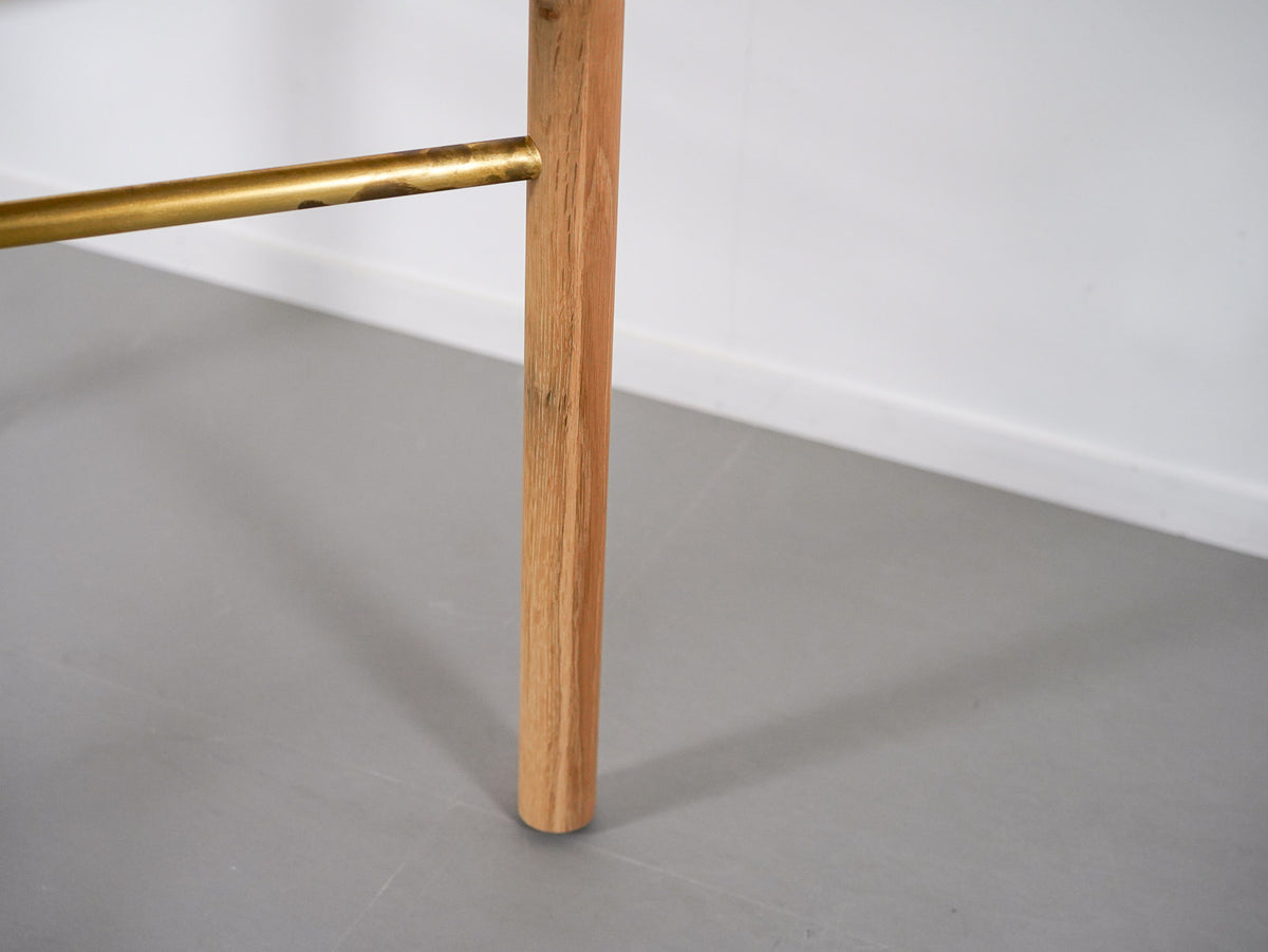 WOHL HÜTTE F2: table round Oak Brass / ヴォールヒュッテ エフツー ラウンドテーブル ナラ 真鍮