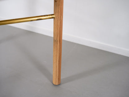 WOHL HÜTTE F2: table round Oak Brass / ヴォールヒュッテ エフツー ラウンドテーブル ナラ 真鍮