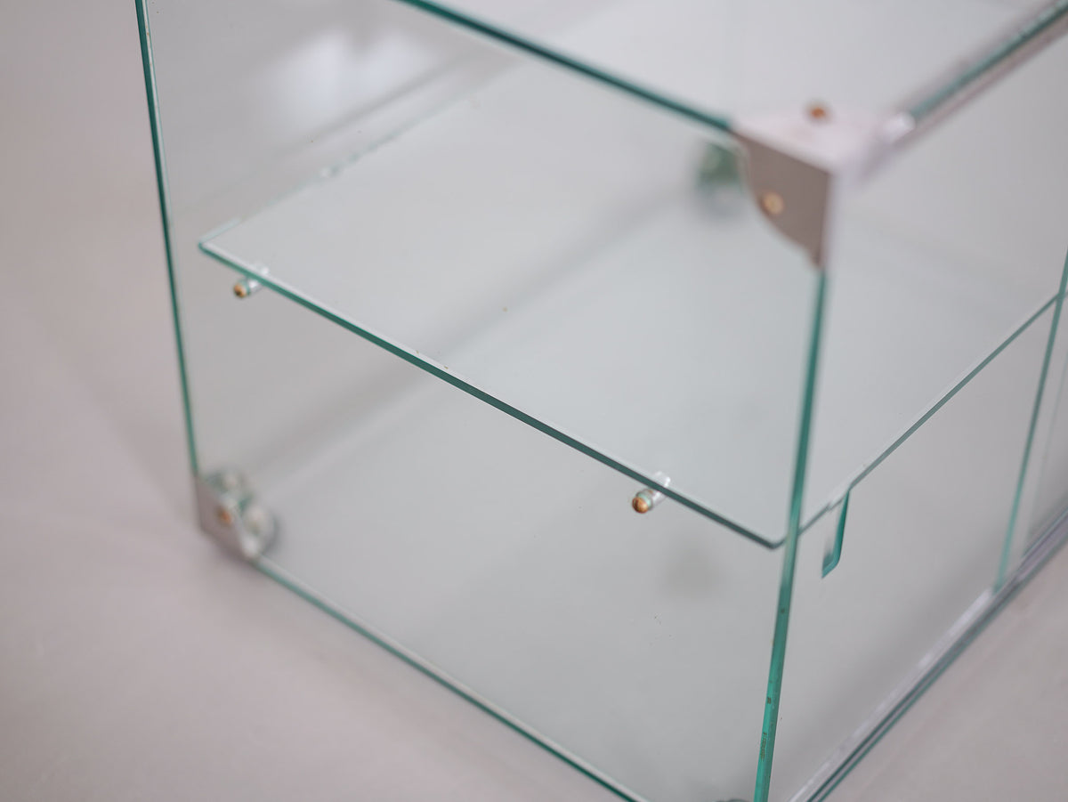 ガラスケース 日本 古家具 / アンティークショーケース / Vintage Glass Display Case