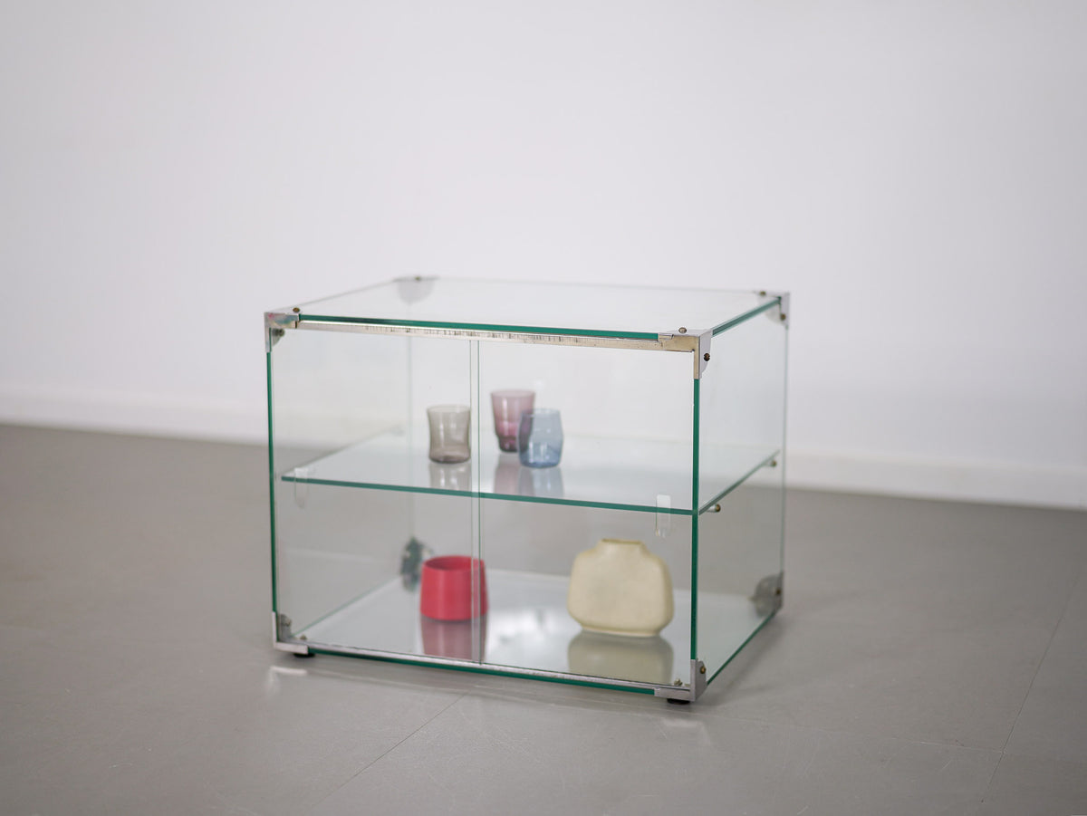 ガラスケース 日本 古家具 / アンティークショーケース / Vintage Glass Display Case