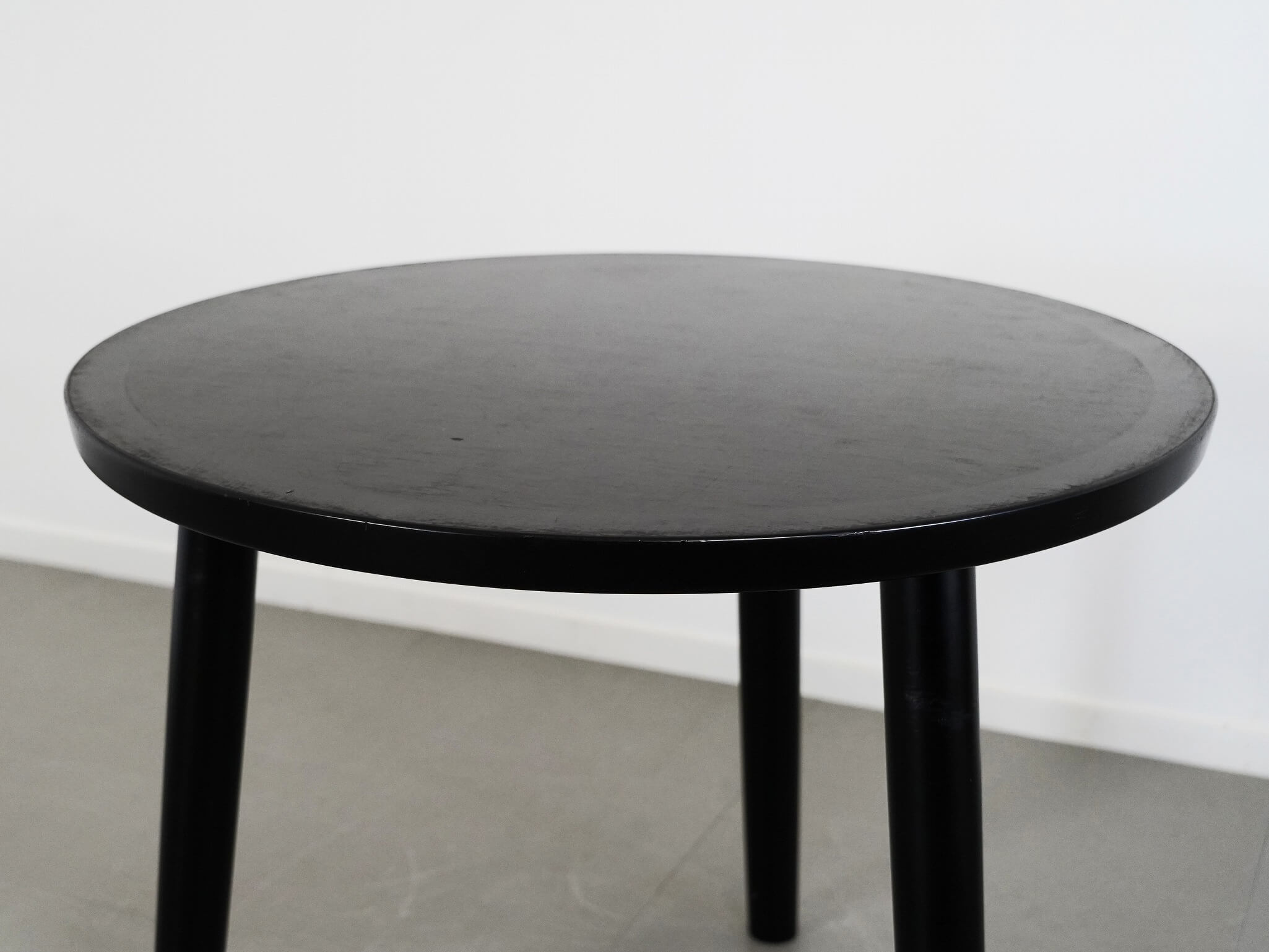 ヒロシマ エンドテーブル サイドテーブル ブラック 黒 マルニ