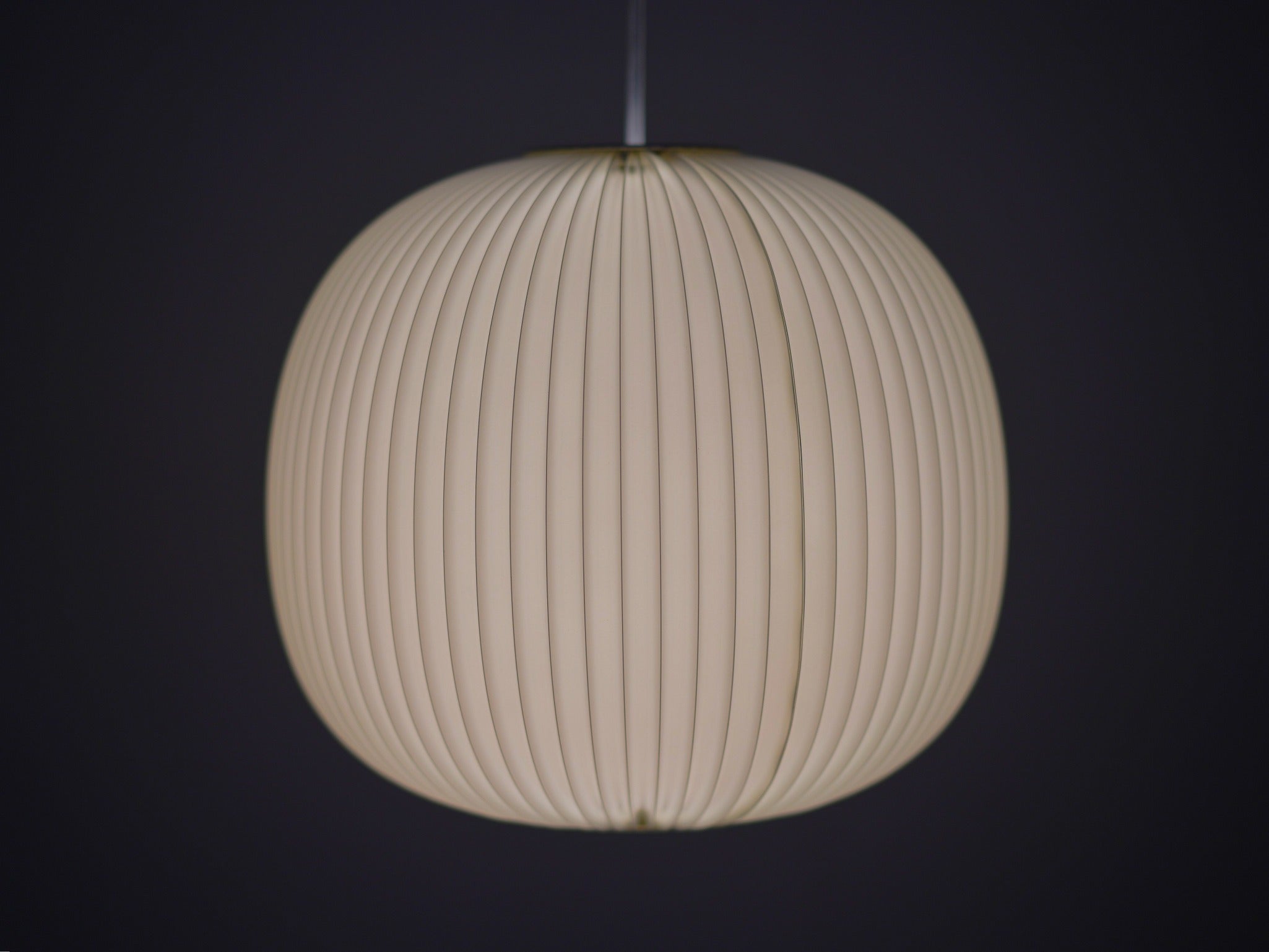 レ・クリント ラメラ3 ペンダントランプ KP134 シルバー Φ32cm 中古