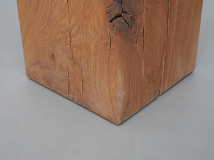オーク 無垢材 ブロックスツール ① / Solid Oak Block Stool