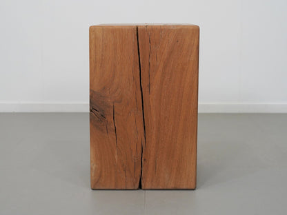 オーク 無垢材 ブロックスツール ① / Solid Oak Block Stool