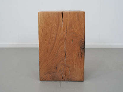 オーク 無垢材 ブロックスツール ① / Solid Oak Block Stool