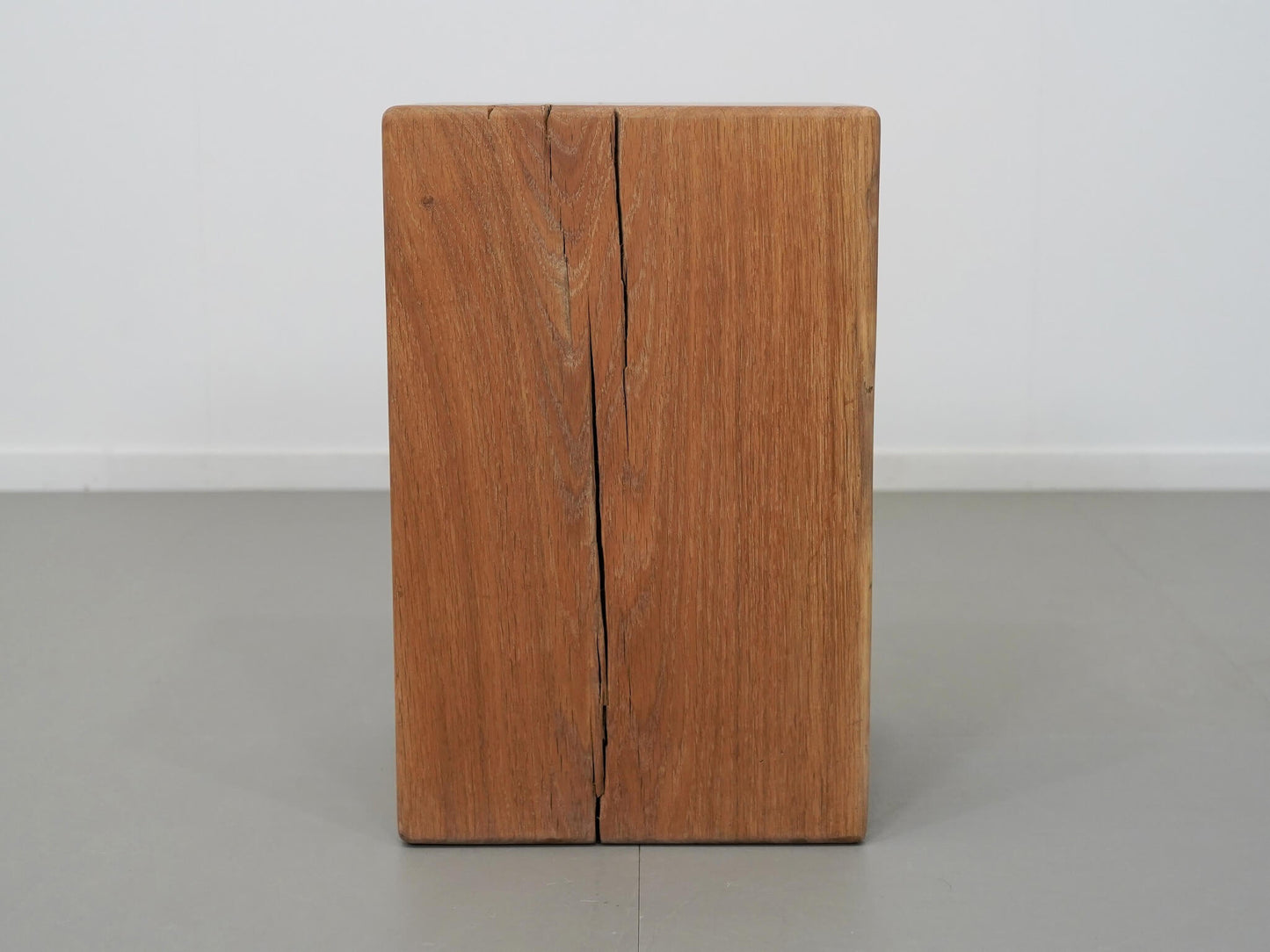 オーク 無垢材 ブロックスツール ① / Solid Oak Block Stool