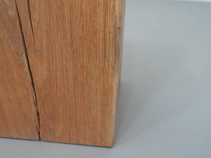 オーク 無垢材 ブロックスツール ① / Solid Oak Block Stool