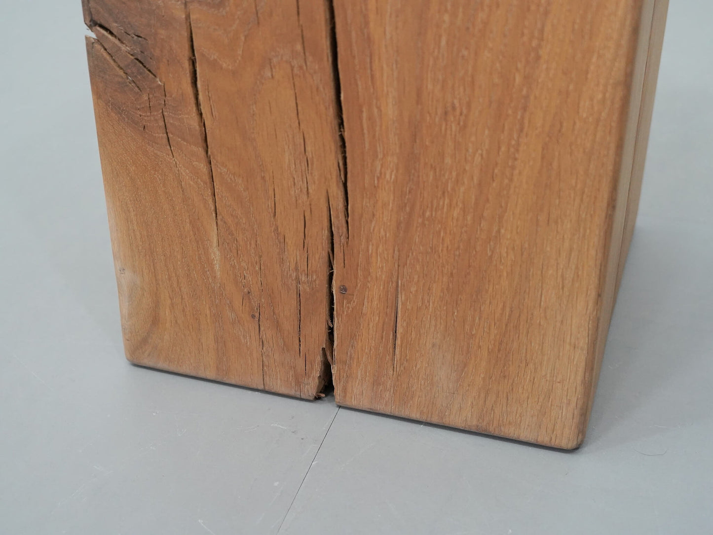 オーク 無垢材 ブロックスツール ① / Solid Oak Block Stool