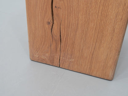 オーク 無垢材 ブロックスツール ② / Solid Oak Block Stool