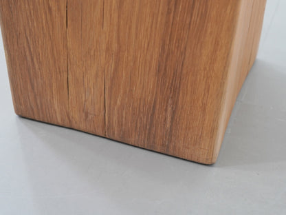 オーク 無垢材 ブロックスツール ② / Solid Oak Block Stool